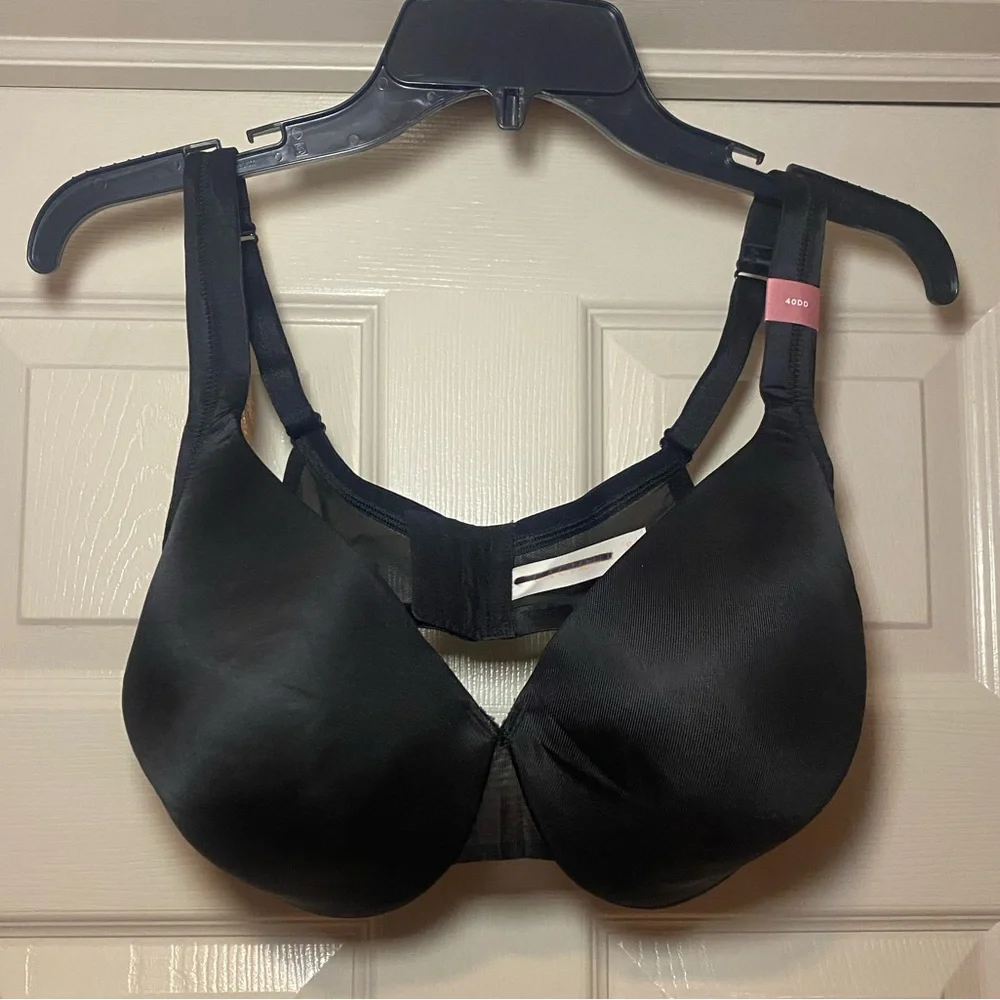 NWT‎ Cacique Women’s Lightly Lined Full Coverage Bra Size 40DD in Black